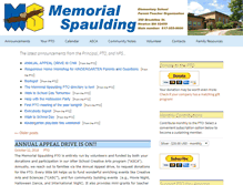 Tablet Screenshot of memorialspauldingpto.org